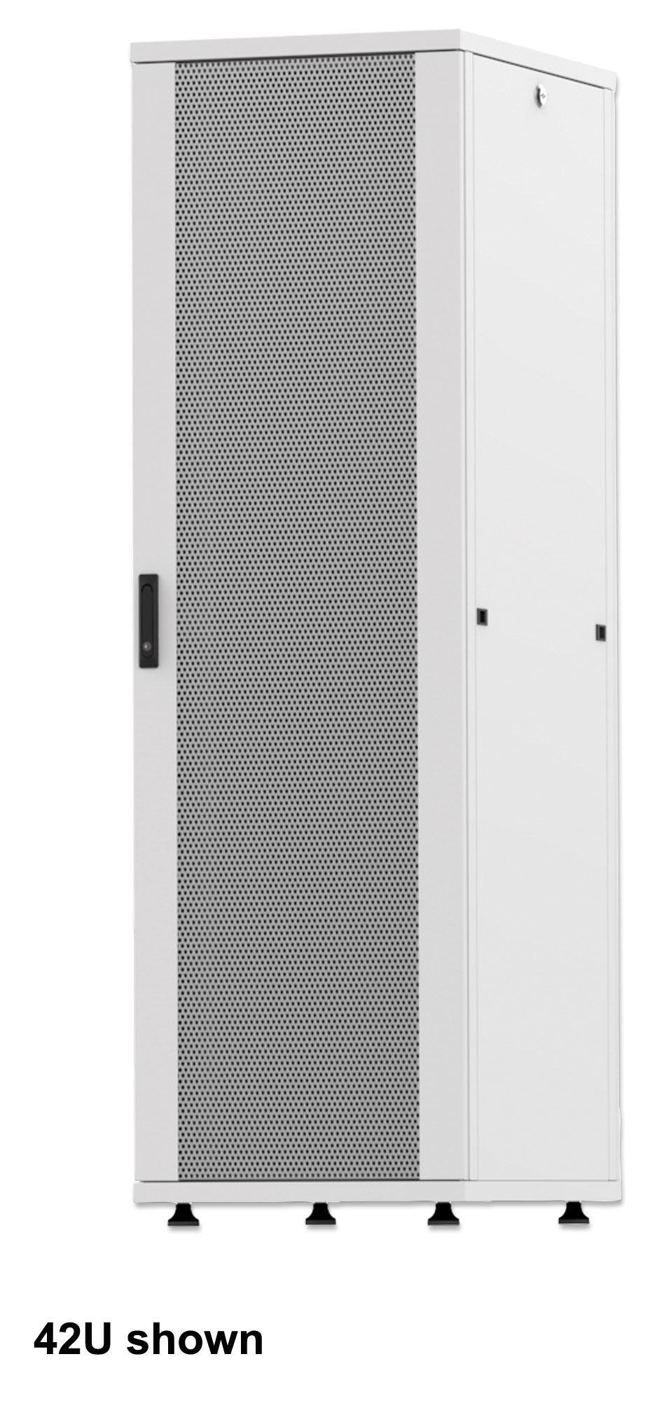 19" Serverschrank, Basic Line, 26 HE, 1000 (T) x 600 (B) mm, grau Image 3