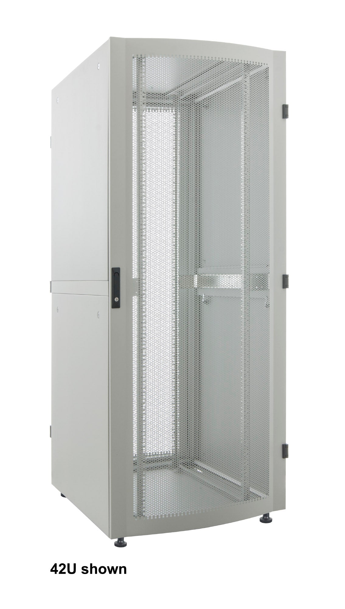 19" Serverschrank, Premium Line, 26 HE, 1322 (H) x 600 (B) x 1000 (T) mm, grau Image 2