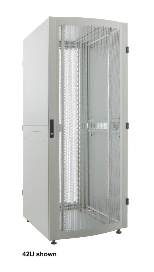 19" Serverschrank, Premium Line, 26 HE, 1322 (H) x 600 (B) x 1000 (T) mm, grau Image 2