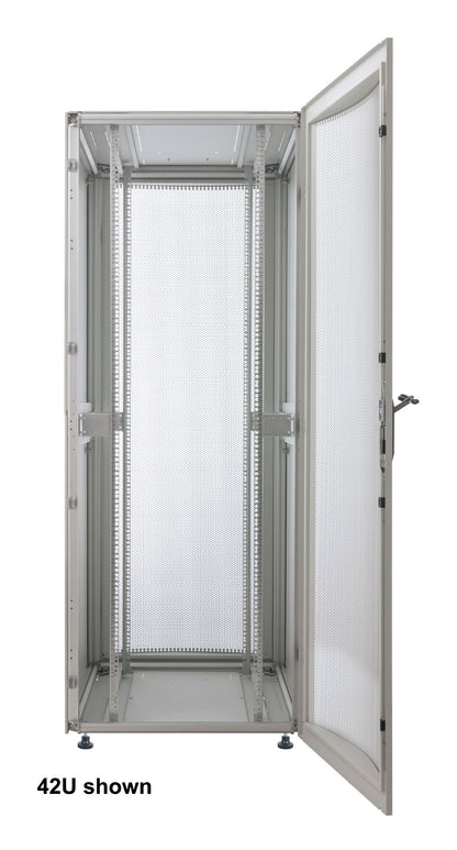 19" Serverschrank, Premium Line, 26 HE, 1322 (H) x 600 (B) x 1000 (T) mm, grau Image 4