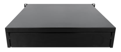 19" Schublade, 2 HE, 466 mm Tiefe, schwarz Image 4