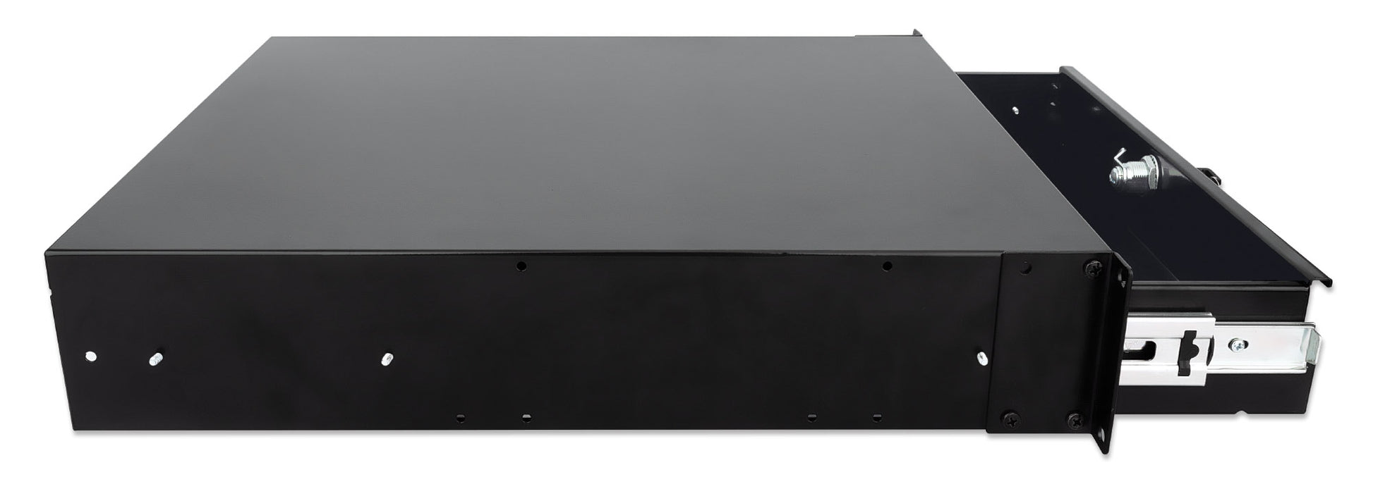 19" Schublade, 2 HE, 466 mm Tiefe, schwarz Image 5