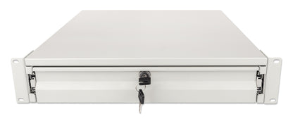 19" Schublade, 2 HE, 466 mm Tiefe, grau Image 3