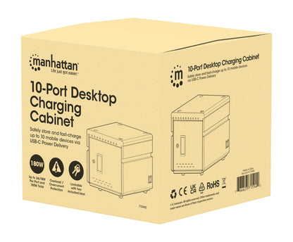 10-Port USB-C Desktop Ladeschrank - 18W pro Port Packaging Image 2