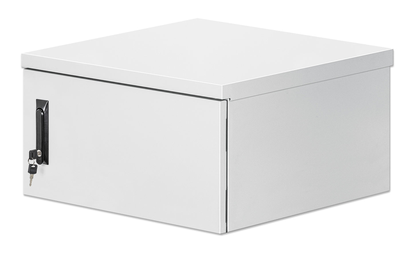 6 HE Industrieller IP55 19" Wandverteiler mit integrierten Lüftern, grau Image 1
