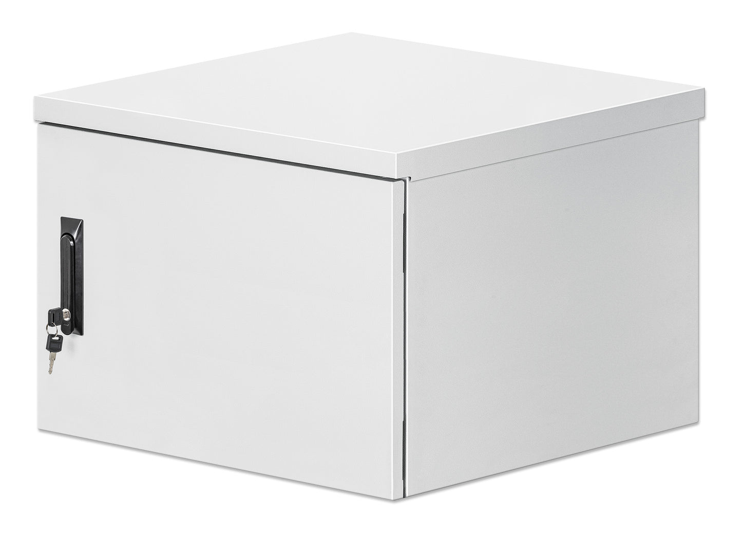 9 HE Industrieller IP55 19" Wandverteiler mit integrierten Lüftern, grau Image 1