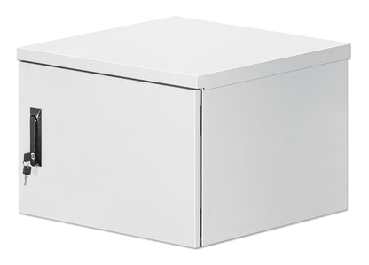 9 HE Industrieller IP55 19" Wandverteiler mit integrierten Lüftern, grau Image 1