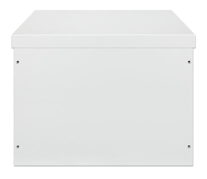 9 HE Industrieller IP55 19" Wandverteiler mit integrierten Lüftern, grau Image 4