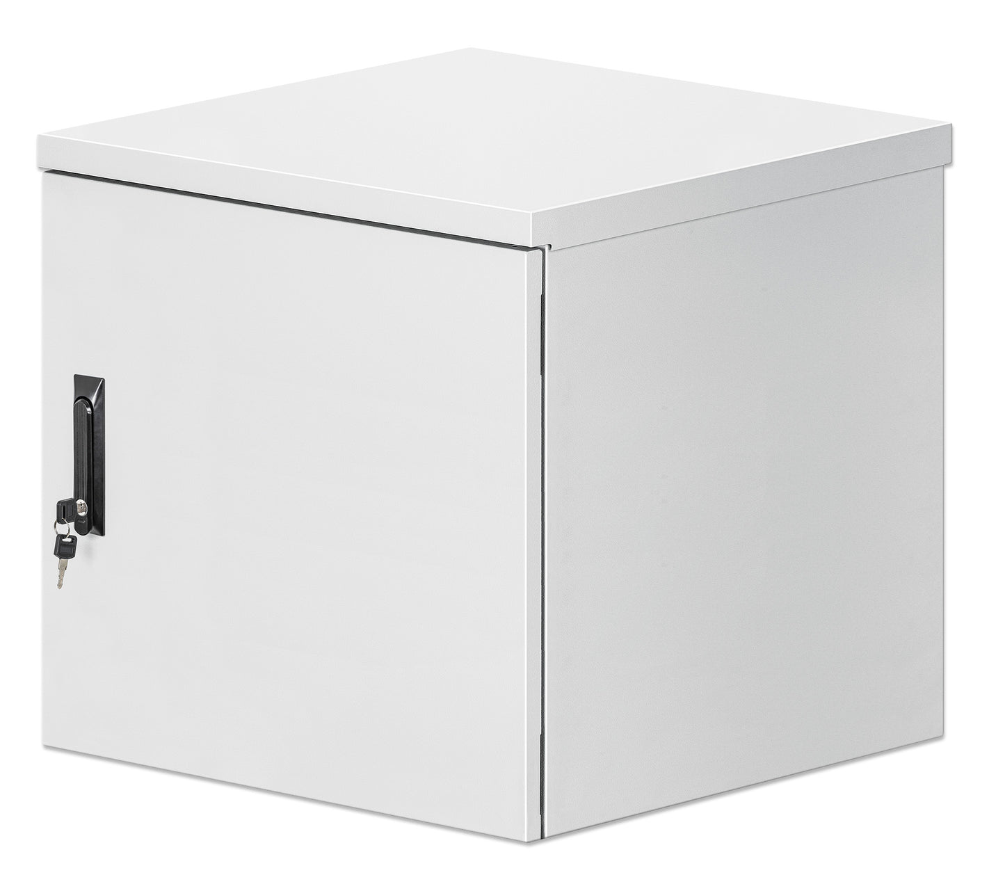 12 HE Industrieller IP55 19" Wandverteiler mit integrierten Lüftern, grau Image 1