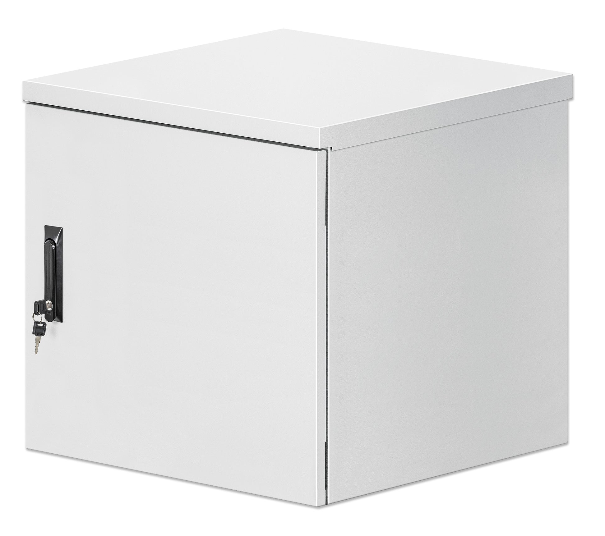 12 HE Industrieller IP55 19" Wandverteiler mit integrierten Lüftern, grau Image 1
