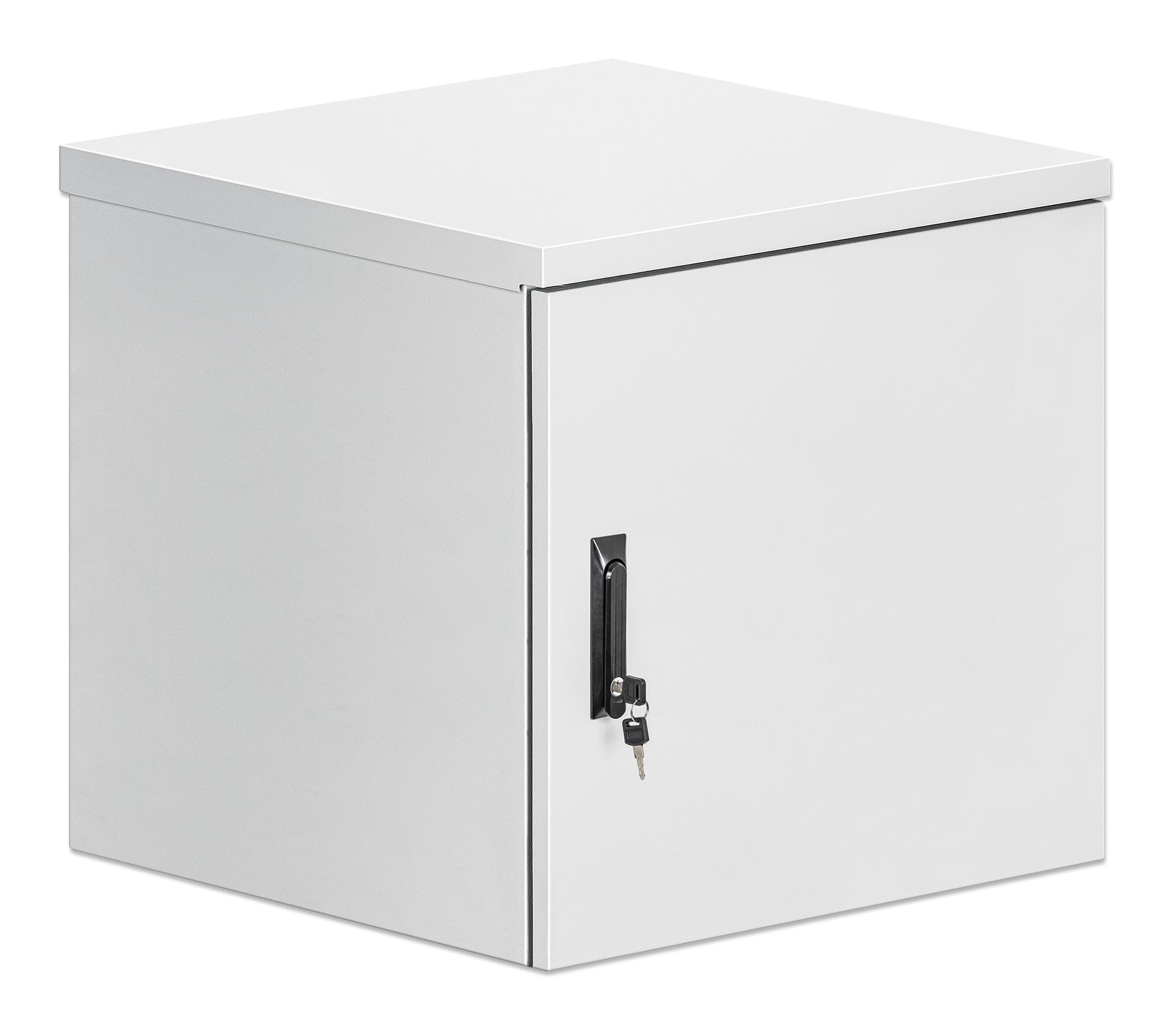 12 HE Industrieller IP55 19" Wandverteiler mit integrierten Lüftern, grau Image 2