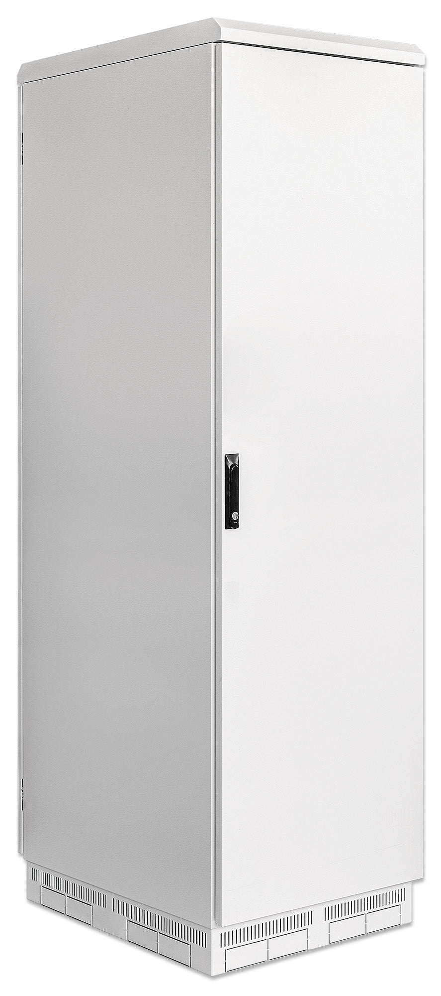 Industrieller IP55 19" Netzwerkschrank mit integrierten Lüftern, 42 HE, 1000 (T) x 600 (B) mm, grau Image 2