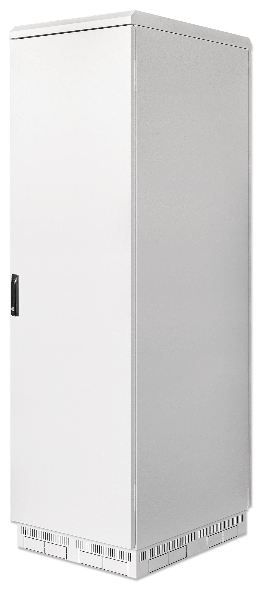 Industrieller IP55 19" Netzwerkschrank mit integrierten Lüftern, 42 HE, 1000 (T) x 600 (B) mm, grau Image 1