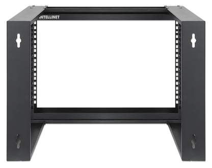 6 HE 19" Netzwerk-Laborgestell zur Wandmontage, 2 Tragschienen, schwarz Image 5