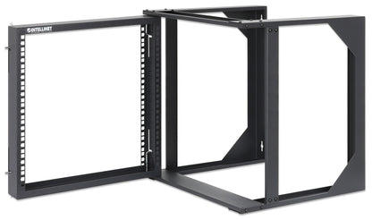 9 HE 19" Netzwerk-Laborgestell zur Wandmontage, 2 Tragschienen, schwarz Image 6