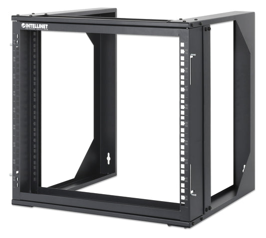 19" Laborgestell zur Wandmontage, 2 Tragschienen, 9 HE Image 1