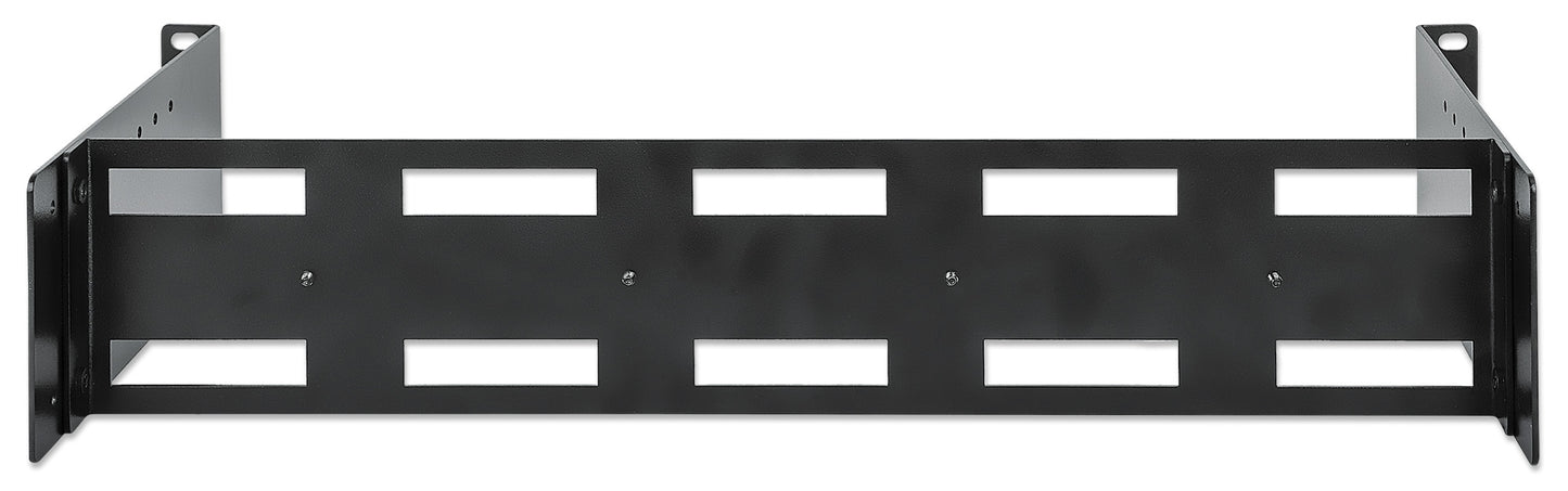 Tiefenverstellbarer 19" DIN-Hutschienenträger, 2 HE Image 5