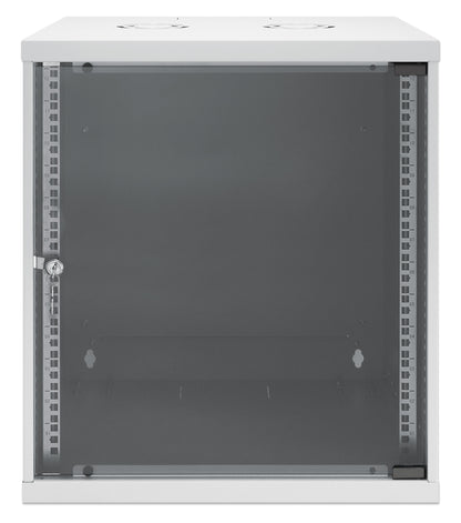12 HE 19" Netzwerk-Wandverteiler, Basic Line, 400 mm Tiefe, grau Image 3