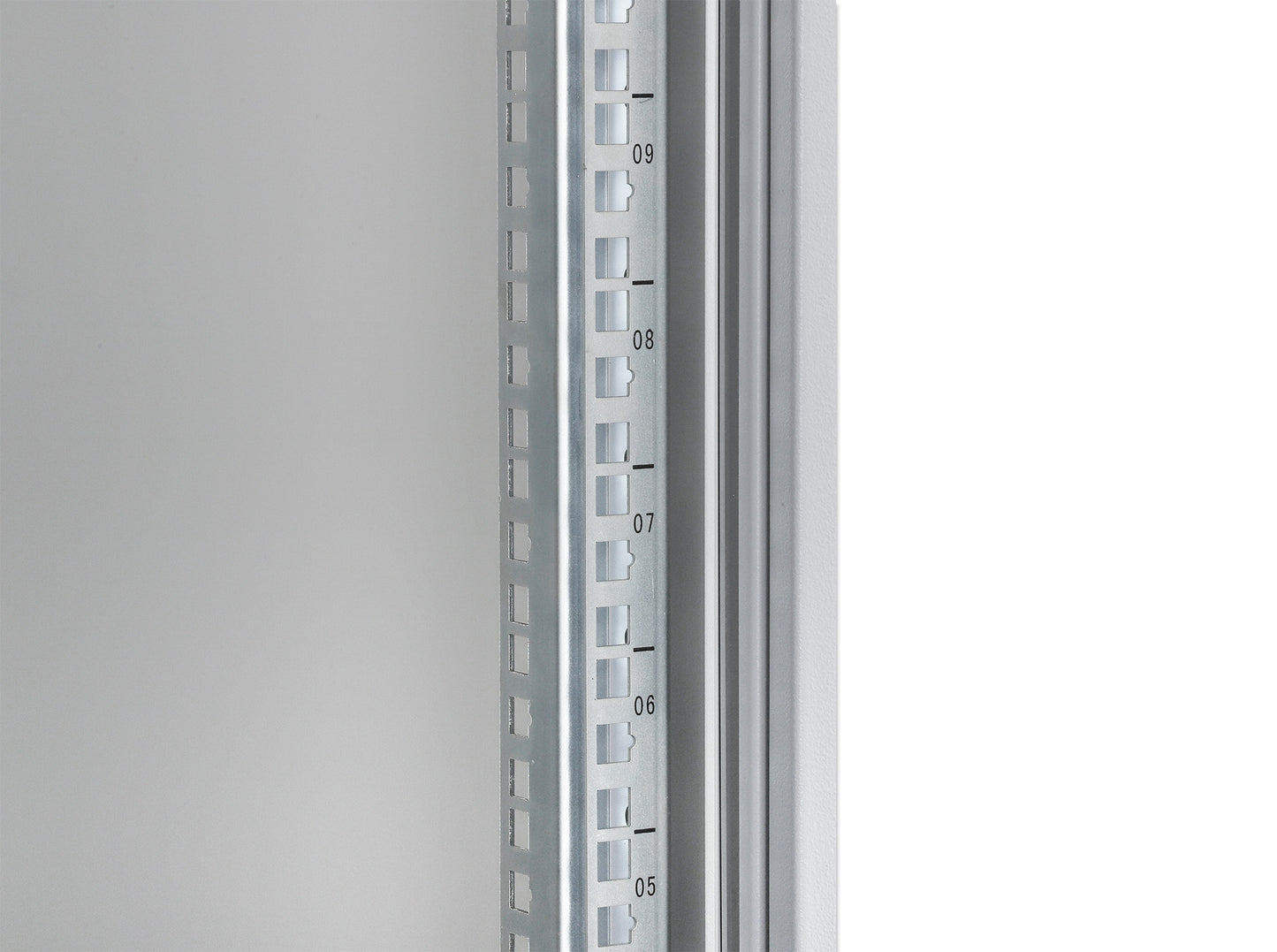 15 HE 19" Netzwerk-Wandverteiler, Basic Line, 400 mm Tiefe, grau Image 7
