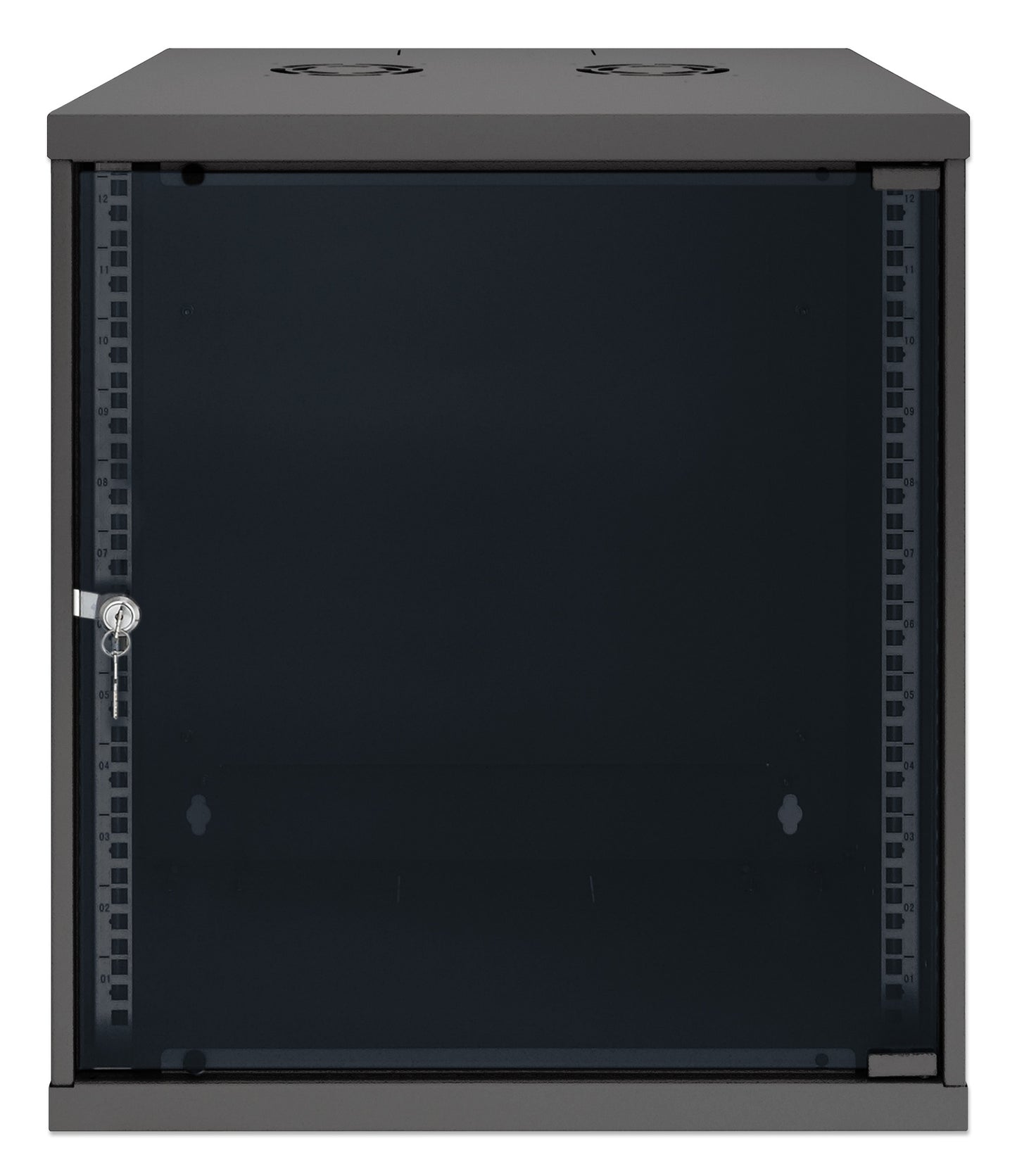 12 HE 19" Netzwerk-Wandverteiler, Basic Line, 560 mm Tiefe, schwarz Image 3