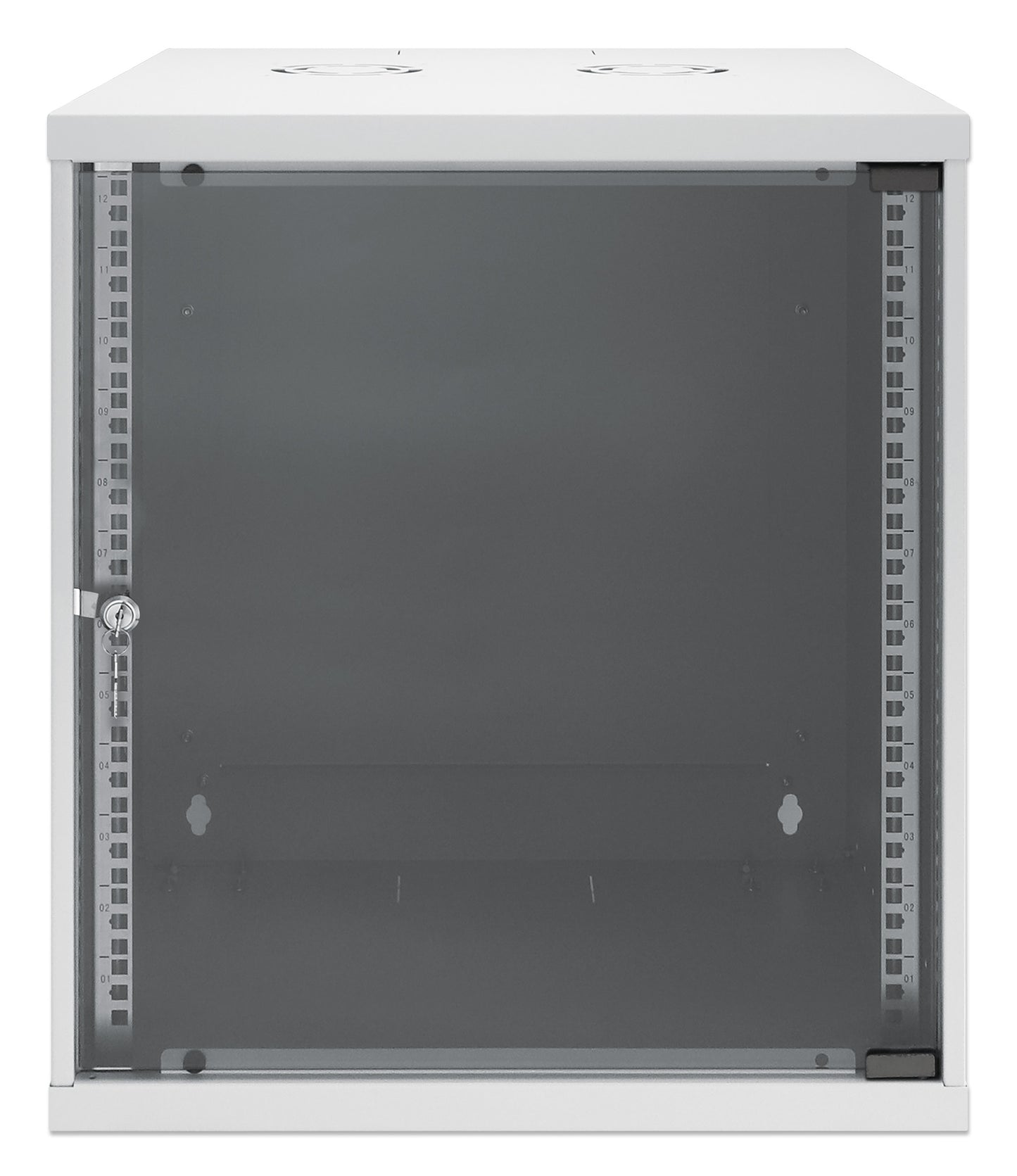 12 HE 19" Netzwerk-Wandverteiler, Basic Line, 560 mm Tiefe, grau Image 3