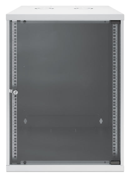 15 HE 19" Netzwerk-Wandverteiler, Basic Line, 560 mm Tiefe, grau Image 3