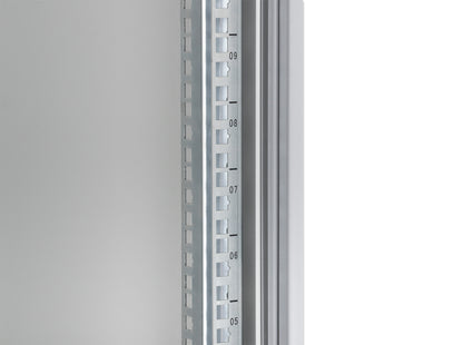 20 HE 19" Netzwerk-Wandverteiler, Basic Line, 560 mm Tiefe, grau Image 7