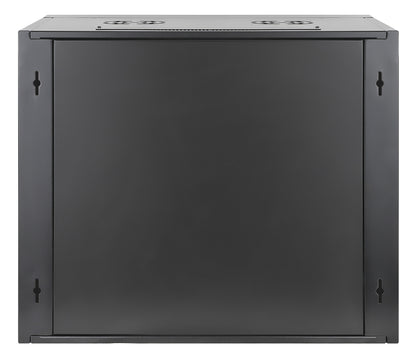9 HE 19" Netzwerk-Wandverteiler, werkzeuglose Montage, 450 mm Tiefe, schwarz Image 6