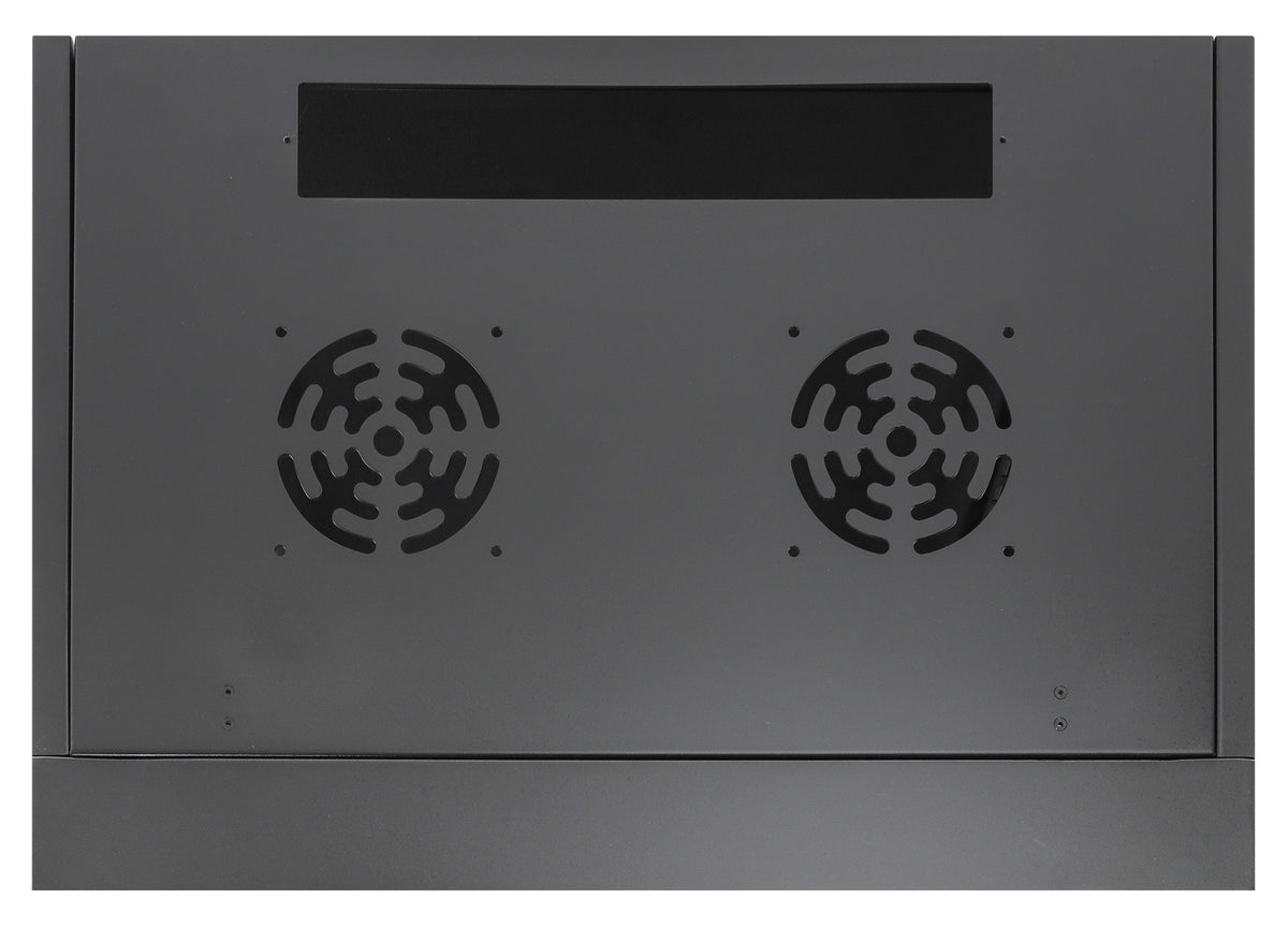 9 HE 19" Netzwerk-Wandverteiler, werkzeuglose Montage, 450 mm Tiefe, schwarz Image 9