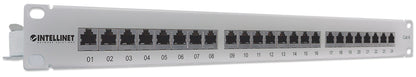 Cat6 24-Port Patchpanel, geschirmt, 1 HE Image 2