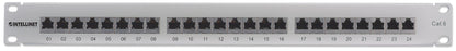 Cat6 24-Port Patchpanel, geschirmt, 1 HE Image 3
