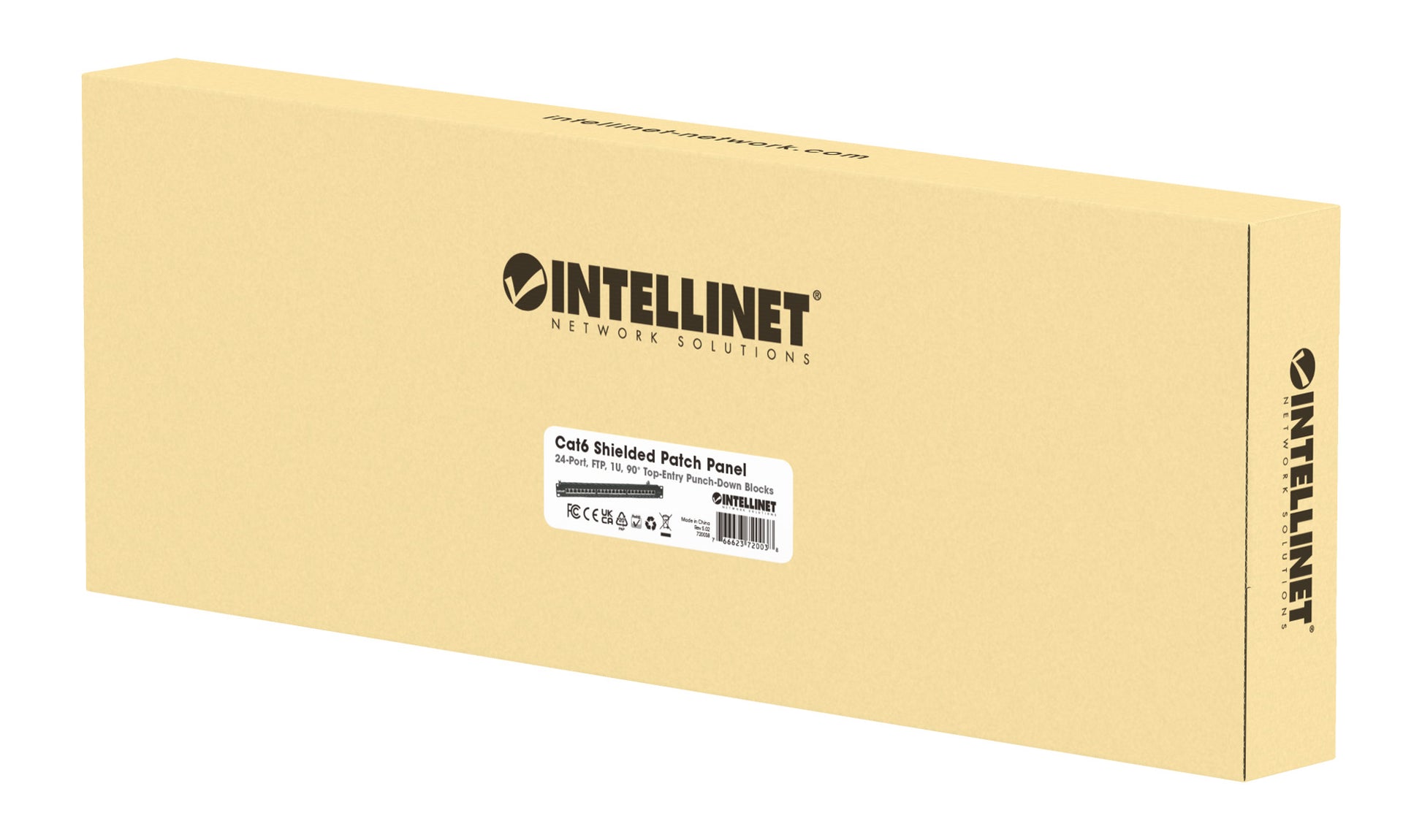 Cat6 24-Port Patchpanel, geschirmt, 1 HE Packaging Image 2
