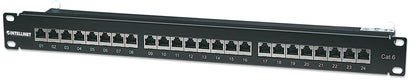 Cat6 24-Port Patchpanel, geschirmt, 1 HE Image 1