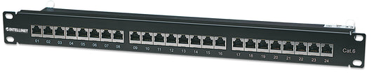 24-Port Cat6 Patchpanel, geschirmt Image 1