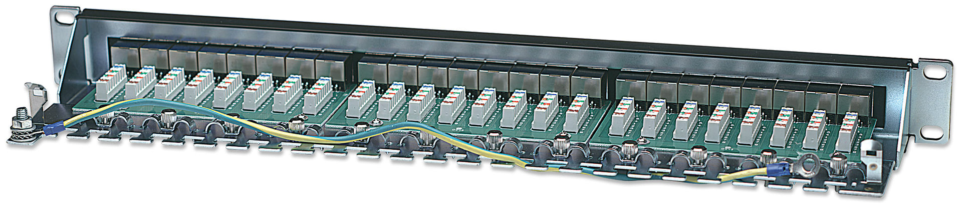 Cat6 24-Port Patchpanel, geschirmt, 1 HE Image 5