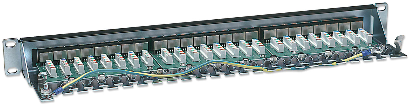 Cat6 24-Port Patchpanel, geschirmt, 1 HE Image 6