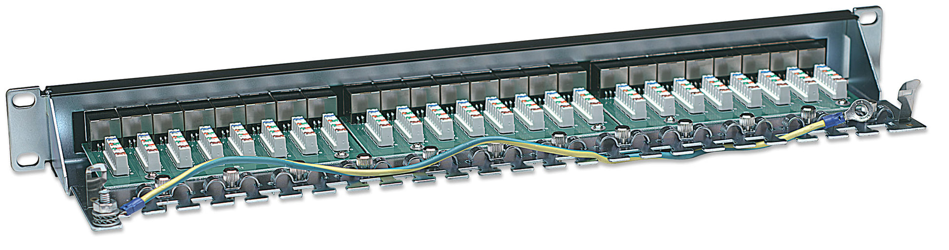 Cat6 24-Port Patchpanel, geschirmt, 1 HE Image 6