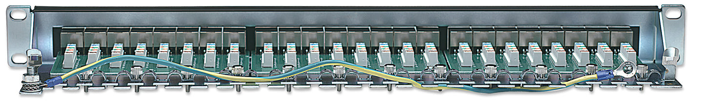 Cat6 24-Port Patchpanel, geschirmt, 1 HE Image 7