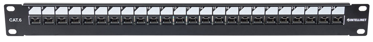 Abschließbares Cat6 24-Port Patchpanel, 1 HE Image 3