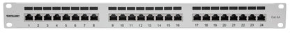 Cat6a 10G 24-Port Patchpanel, geschirmt, 1 HE Image 3