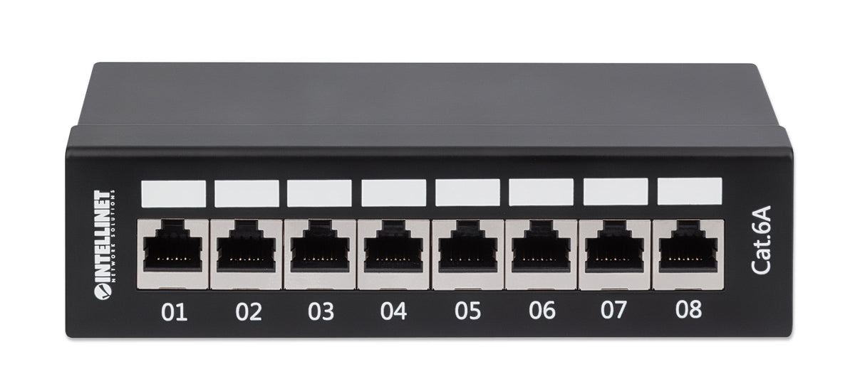 Cat6a 10G 8-Port Desktop Patchpanel, geschirmt Image 4