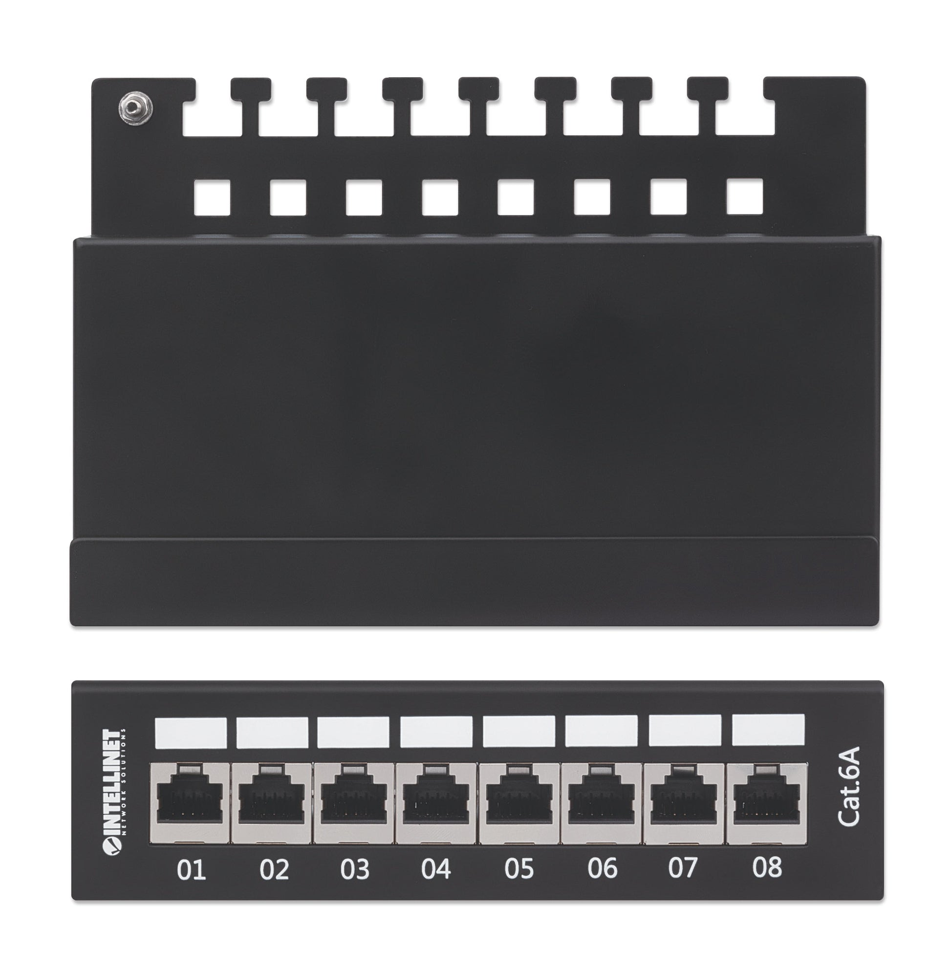 Cat6a 10G 8-Port Desktop Patchpanel, geschirmt Image 6