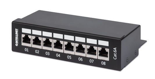 Cat6a 10G 8-Port Desktop Patchpanel, geschirmt Image 1