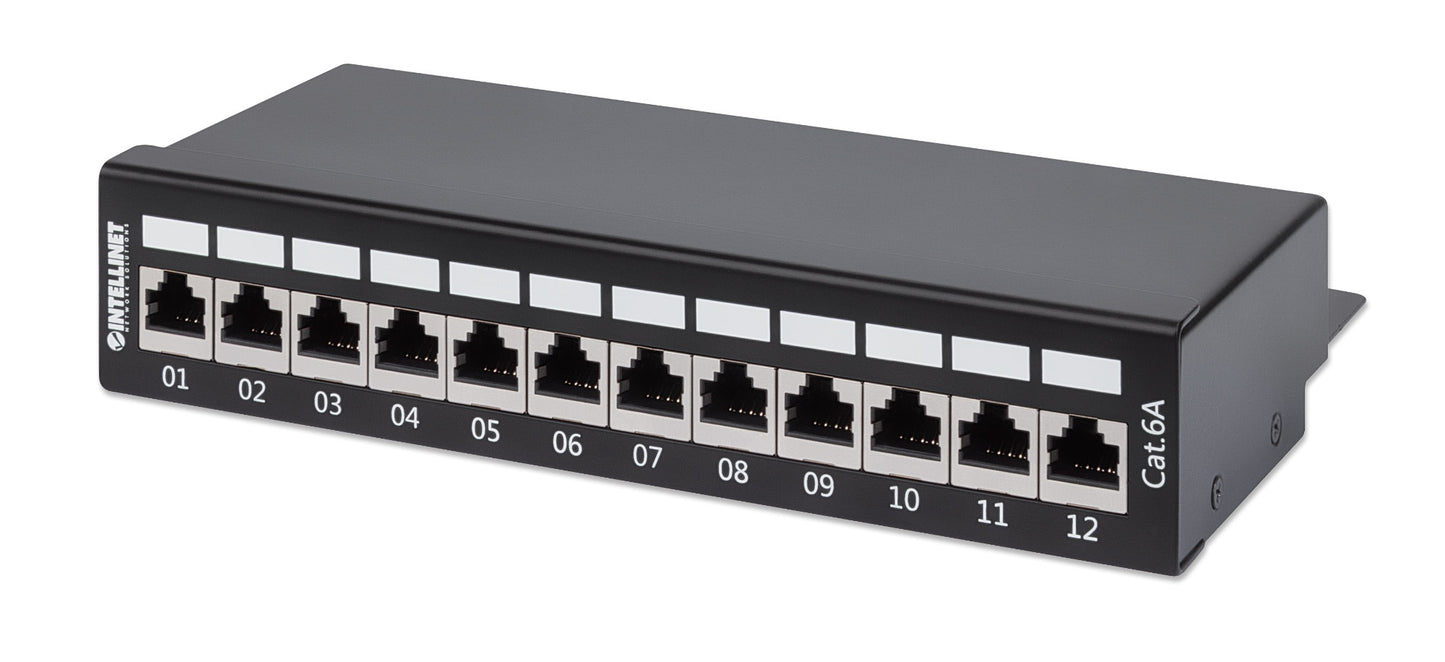 Cat6a 10G 12-Port Desktop Patchpanel, geschirmt Image 1