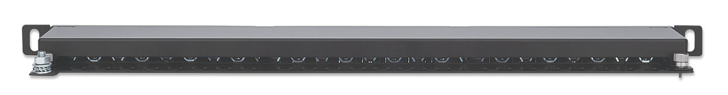Cat6a 10G 24-Port Patchpanel, geschirmt, 0,5 HE Image 5