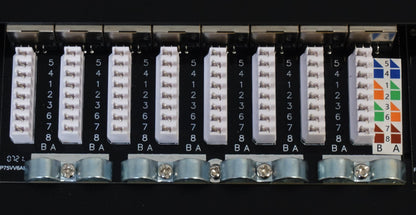Cat6a 10G 24-Port Patchpanel, geschirmt, 0,5 HE Image 6