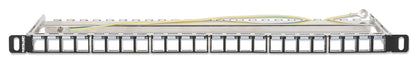 24-Port Patchpanel, geschirmt und unbestückt, 0,5 HE Image 3