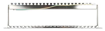 24-Port Patchpanel, geschirmt und unbestückt, 0,5 HE Image 4