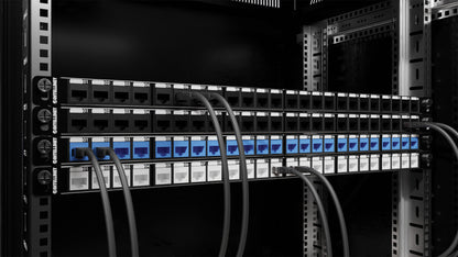 24-Port Patchpanel, geschirmt und unbestückt, 0,5 HE Image 7