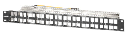 48-Port Patchpanel, geschirmt und unbestückt, 1 HE Image 1